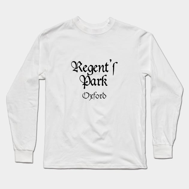 Oxford Regent's Park College Medieval University Long Sleeve T-Shirt by RetroGeek